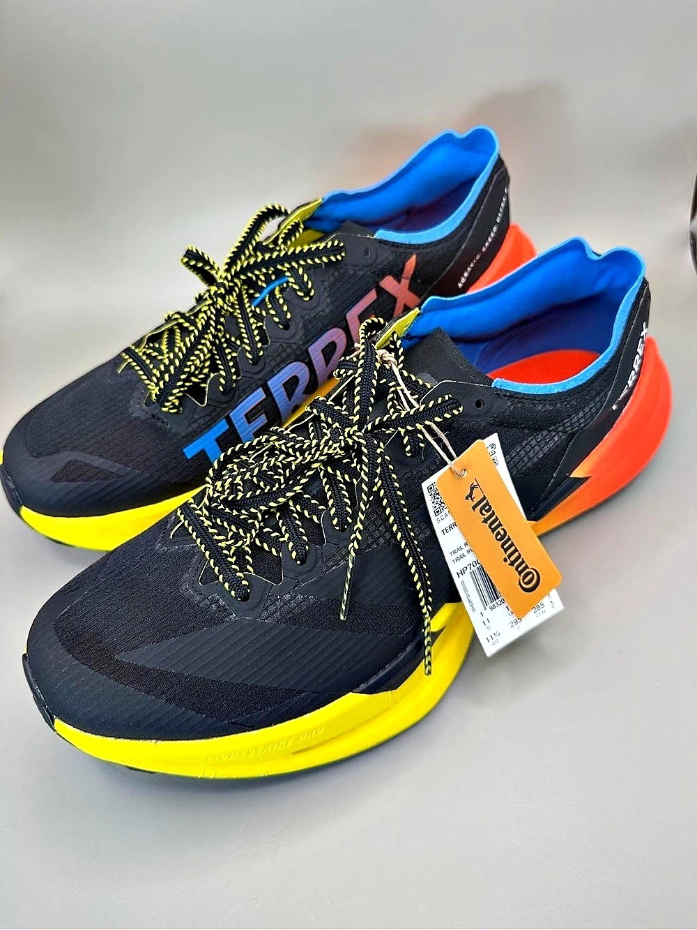 adidas Terrex Agravic Speed Ultra 2 Men's Athletic Shoes Black Yellow US 11.5